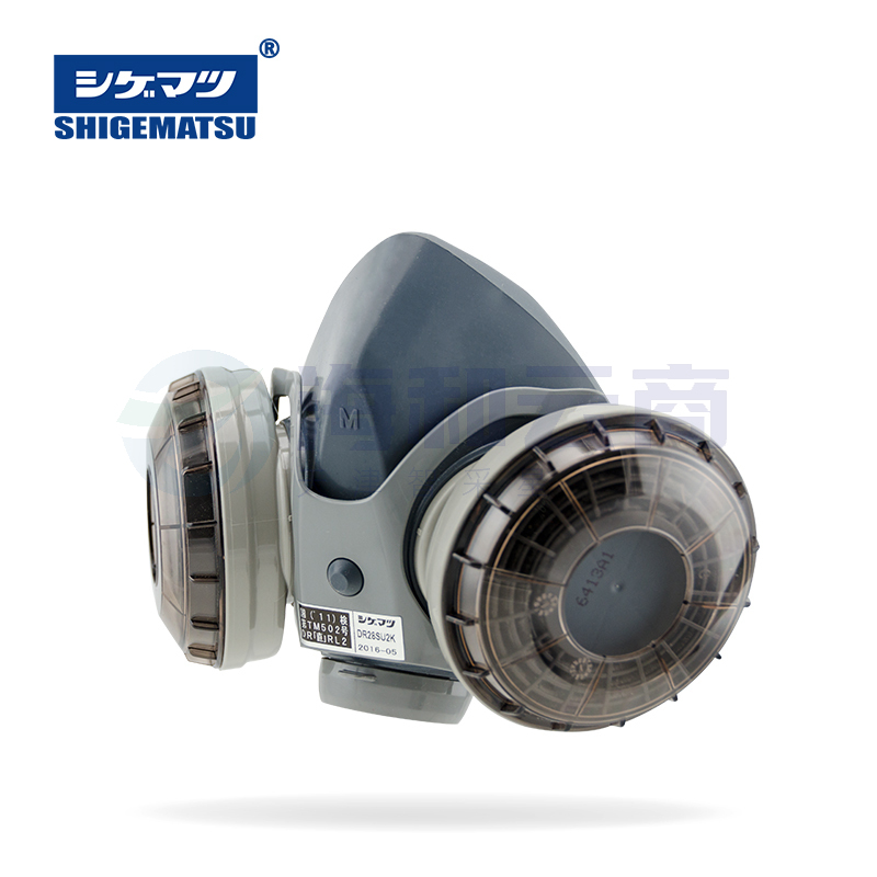 日本重松防尘口罩面罩DR28SU2K滤芯原装焊工电焊烟防煤矿粉尘水洗