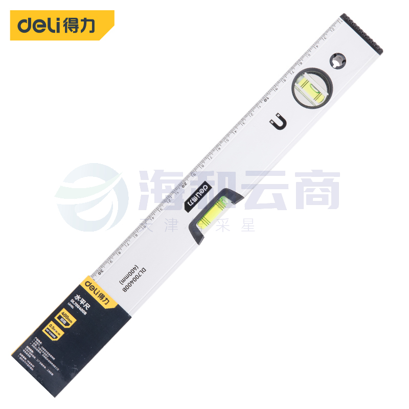 得力DL700400B 强磁铝合金水平尺400mm