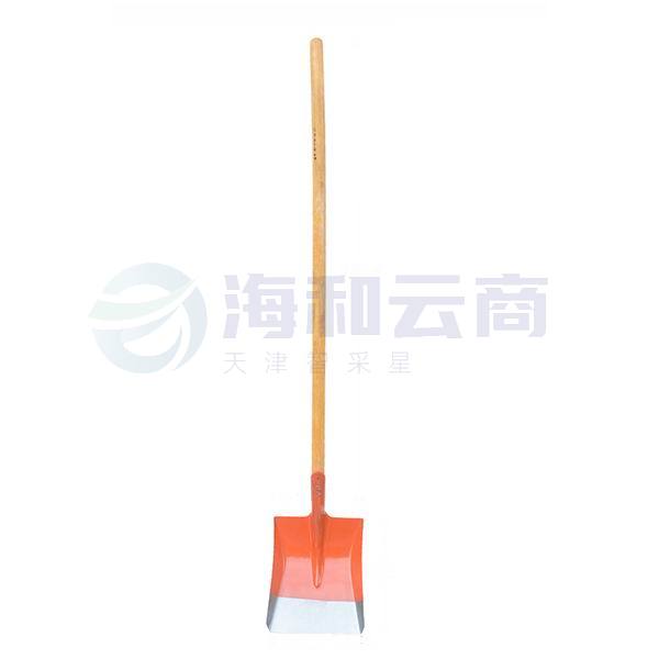 WEIYANG卫洋 方型铁锹 011 铁锨铁铲木柄1.2米 锰钢淬火 推雪铲子大号含柄