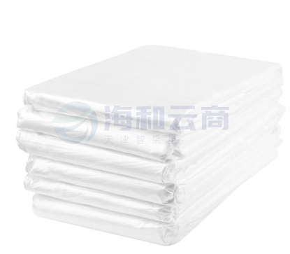 白色垃圾袋60cm*80cm透明塑料袋50只/包
