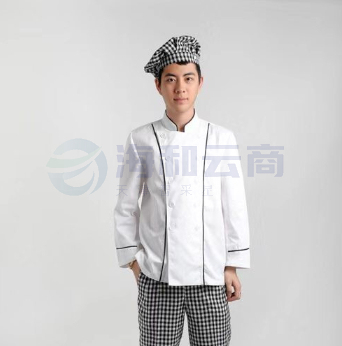 佳奥厨师服 厨房酒店服务员工作服长袖炊事服 尺寸备注 单独购买2套起售偏远地区下单请电话咨询