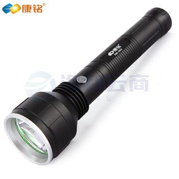 康铭 LED铝合金强光手电筒充电式锂电池户外手电 KM-H03