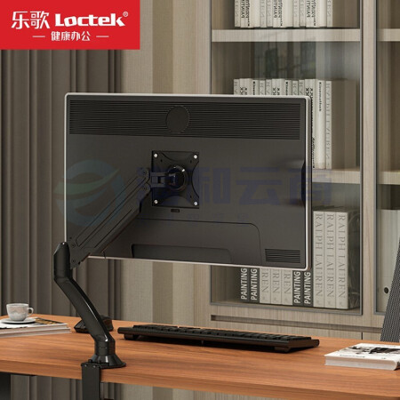 乐歌（Loctek）Q2显示器支架 旋转电脑架 可升降桌面支架 显示屏支架 17-30英寸单屏 商用