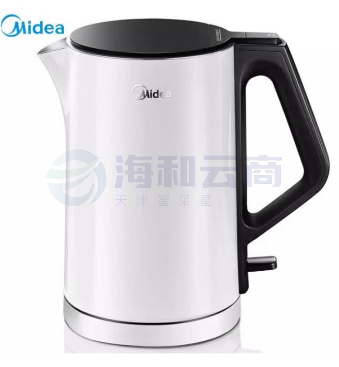 美的(Midea)SH15Colour102 电水壶热水壶1.5L 家用烧水壶304不锈钢 TJRRSFYJD202302021024083