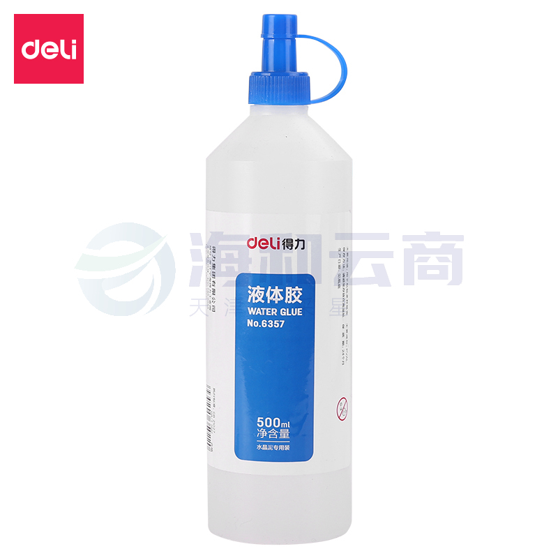 得力(deli)500ml专用液体胶水 单只装 6357